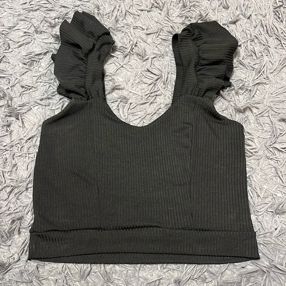 Black Crop Top